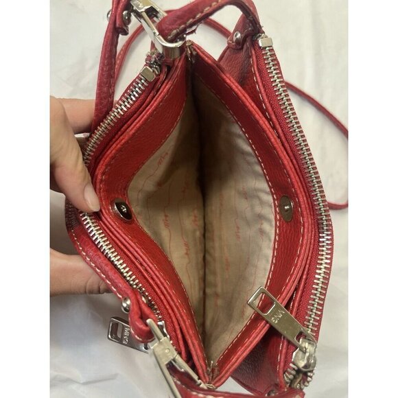 MNG accessories By Mango Small Crossbody Purse Red - Picture 7 of 15
